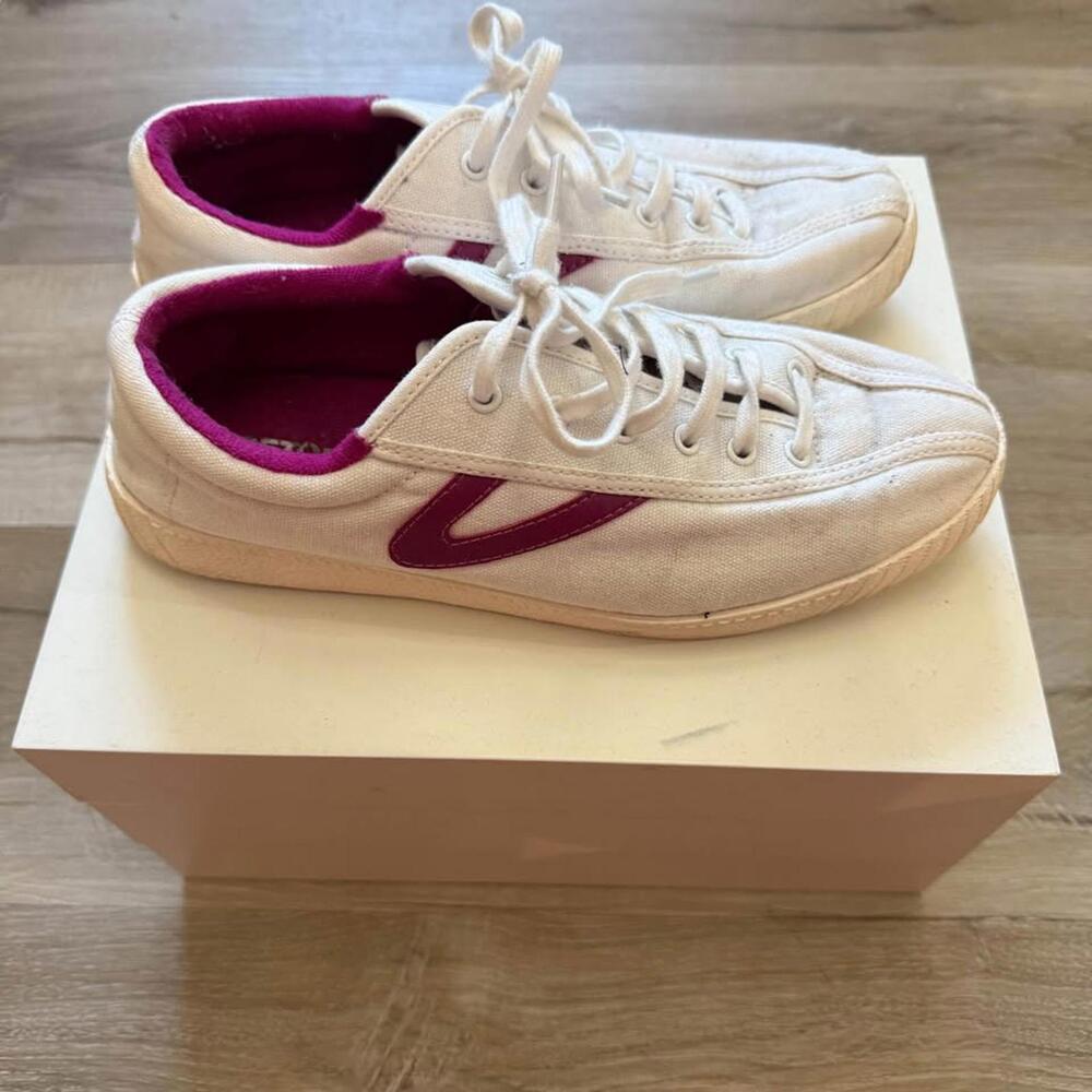 Tretorn Nylite Plus Canvas Runners Retro 80's‎ Tennis Women's 9 Classic